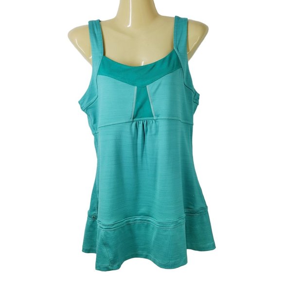 Lucy Tops - Lucy Active Stretch Tank Top Teal Green Women's Size Large